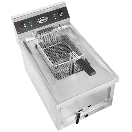 Elektrische Tischfritteuse 1 × 12 L / 6 kW / Combisteel