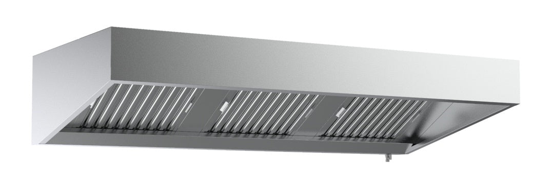 Wandhaube / ohne Motor / 1000 × 1100 × 400 mm / Combisteel