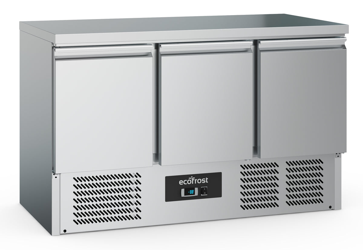 Kühltisch / 3 Türen / 400 L / Combisteel