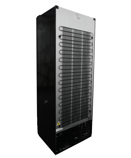Getränkekühlschrank mit Glastür / 400 L / Schwarz / Combisteel