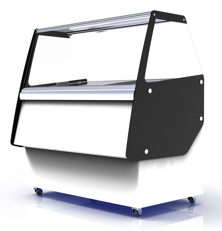 Speiseeisvitrine Ibiza 8 x 5 L / Weiß / Combisteel