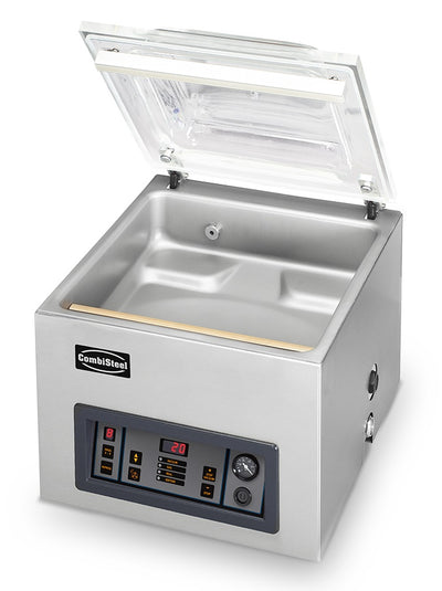 Kammer-Vakuumierer / Royal 42 / Schweißleiste 420 mm / Pumpe 21 m³/h / Tischgerät / Combisteel
