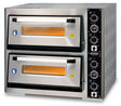 Elektrischer Combisteel Pizzaofen mit 2 Backkammern für 2 × 6 Pizzen Ø 30 cm