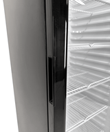 Getränkekühlschrank 1 Glastür Schwarz PIB-280R