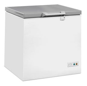 Combisteel Tiefkühltruhe 202 L mit Edelstahldeckel für Gastronomie