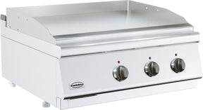 Elektrische Grillplatte BASE 700 / Glatt / 800 mm / 7,2 kW / 400 V / Combisteel – elektrische Grillplatte für Gastronomie