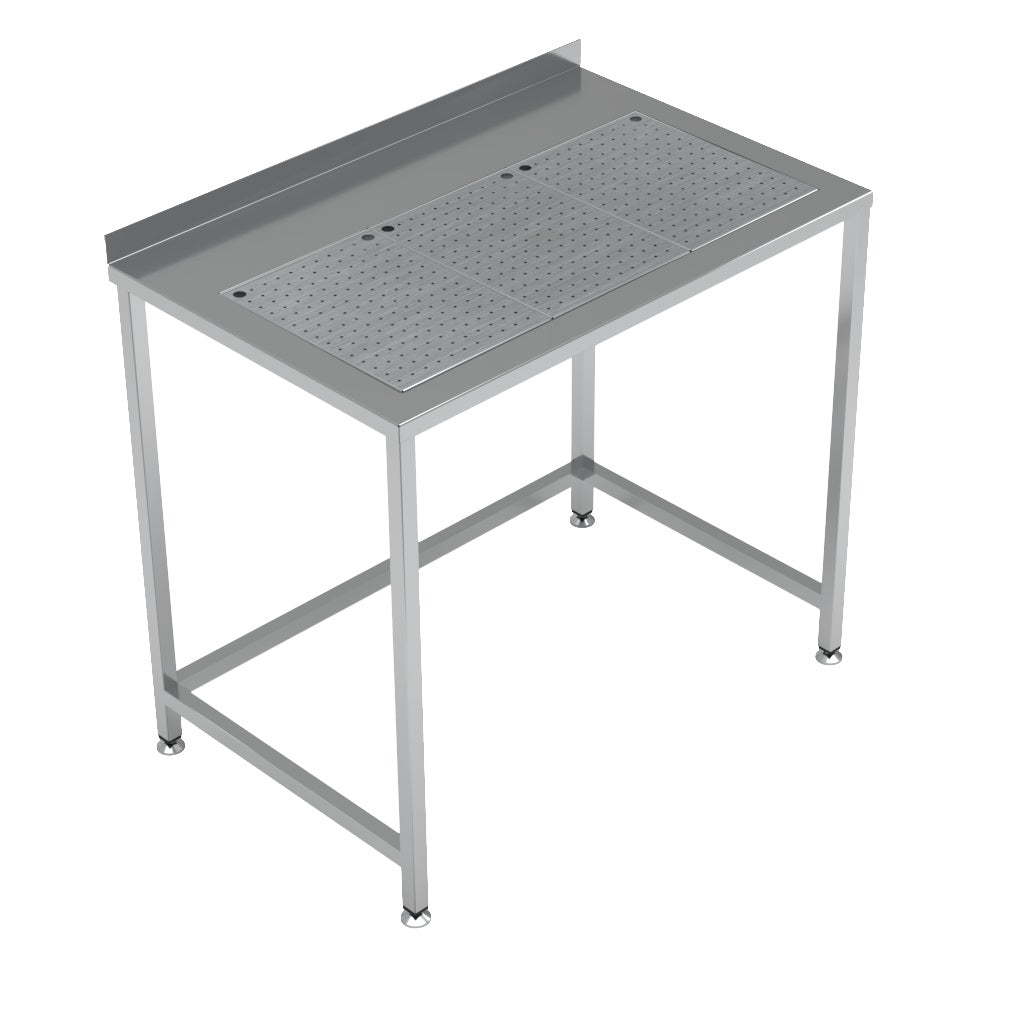 Arbeitstisch mit integrierter Tropfschale 1000 × 650 mm von Combisteel