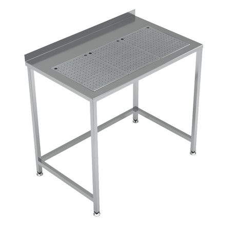 Arbeitstisch mit integrierter Tropfschale 1000 × 650 mm von Combisteel