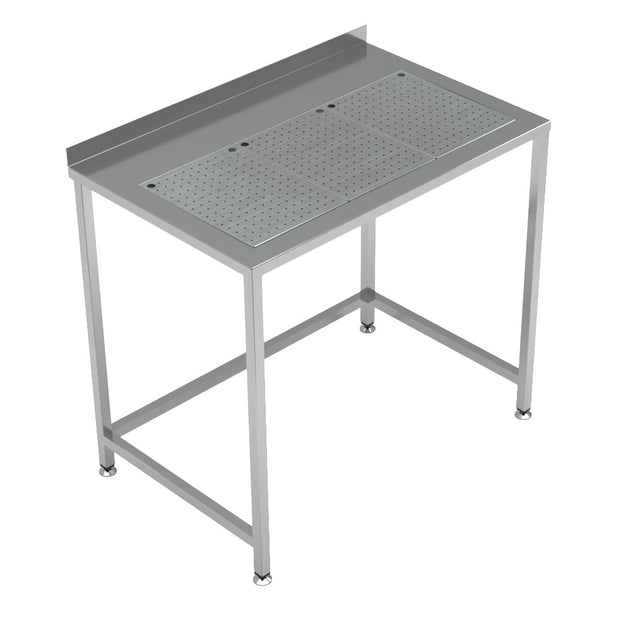 Arbeitstisch mit integrierter Tropfschale 1000 × 650 mm von Combisteel