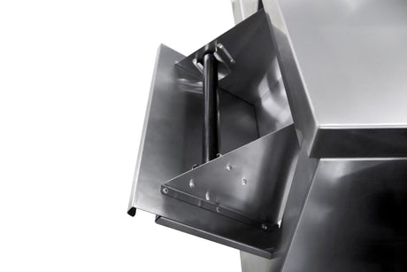Edelstahl Kaffee-Arbeitstisch / 1250 × 600 × 1150 mm / Combisteel