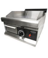 Gas-Grillplatte / Chrom glatt / 400 mm / 3 kW / Combisteel – professionelle Gas-Grillplatte für Gastronomie