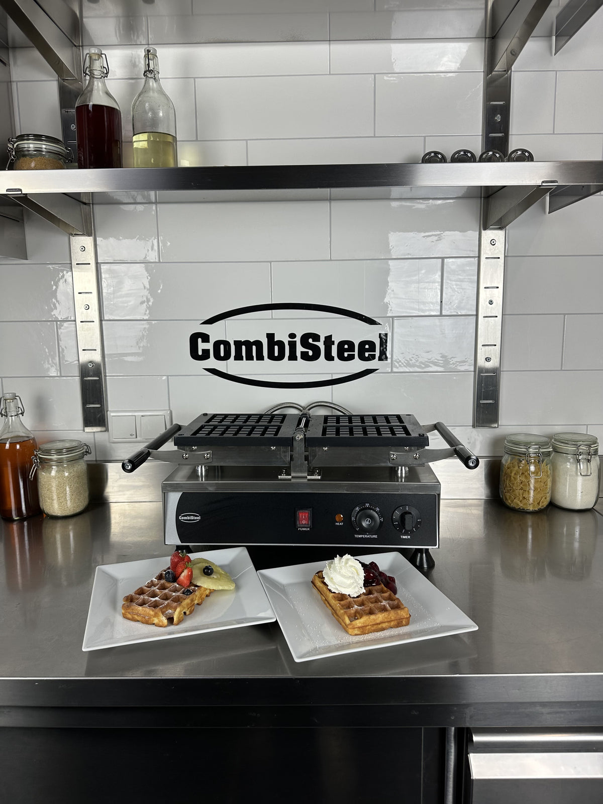 Rotierendes Brüsseler Waffeleisen für 2 Waffeln – 11. Produktansicht