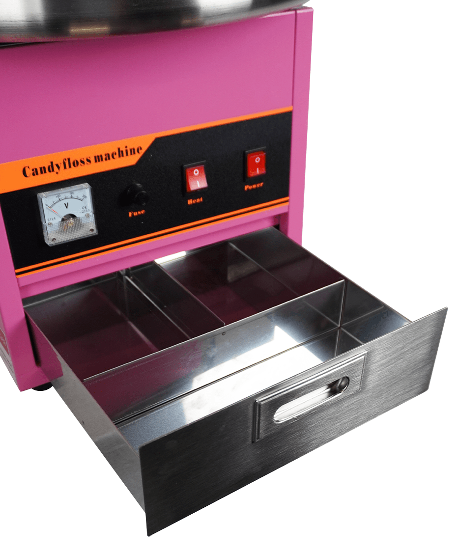 Zuckerwattemaschine / Ø 520 mm / 1,03 kW / 520 × 520 × 500 mm / Combisteel