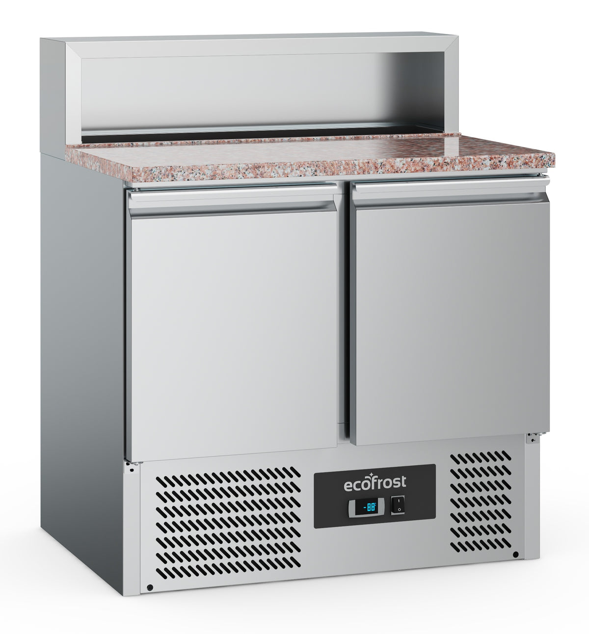 Pizzatisch / 2 Türen / 5x 1/6 GN / 240 L / Combisteel