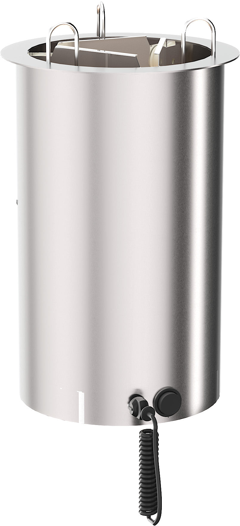 Einbau-Tellerspender / beheizt / Teller 260-320 mm / Ø 450 mm / Combisteel