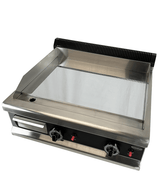 Gas-Grillplatte / Chrom glatt / 800 mm / 6 kW / Combisteel – professionelle Gas-Grillplatte für Gastronomie