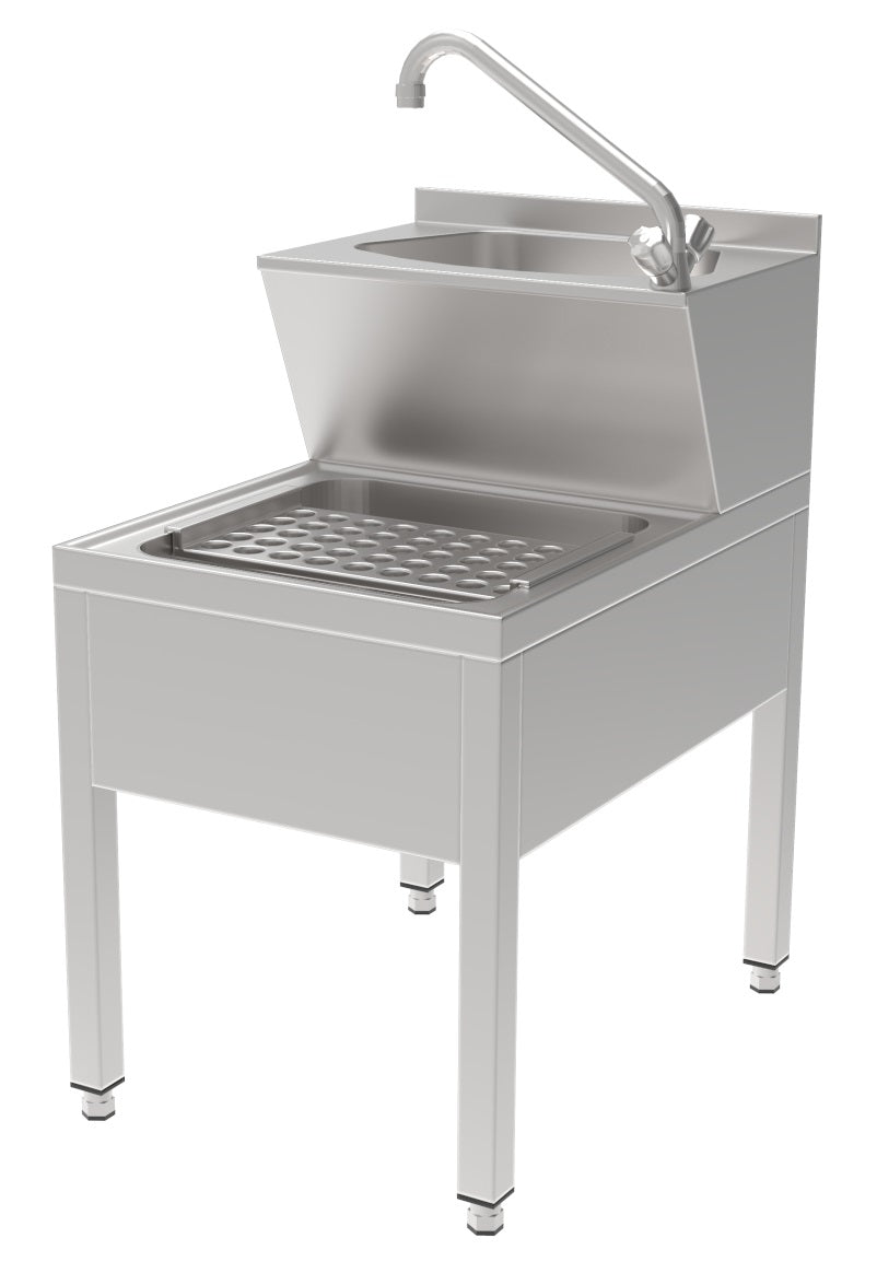 Handwaschbecken / 500 × 700 × 850 mm / Combisteel