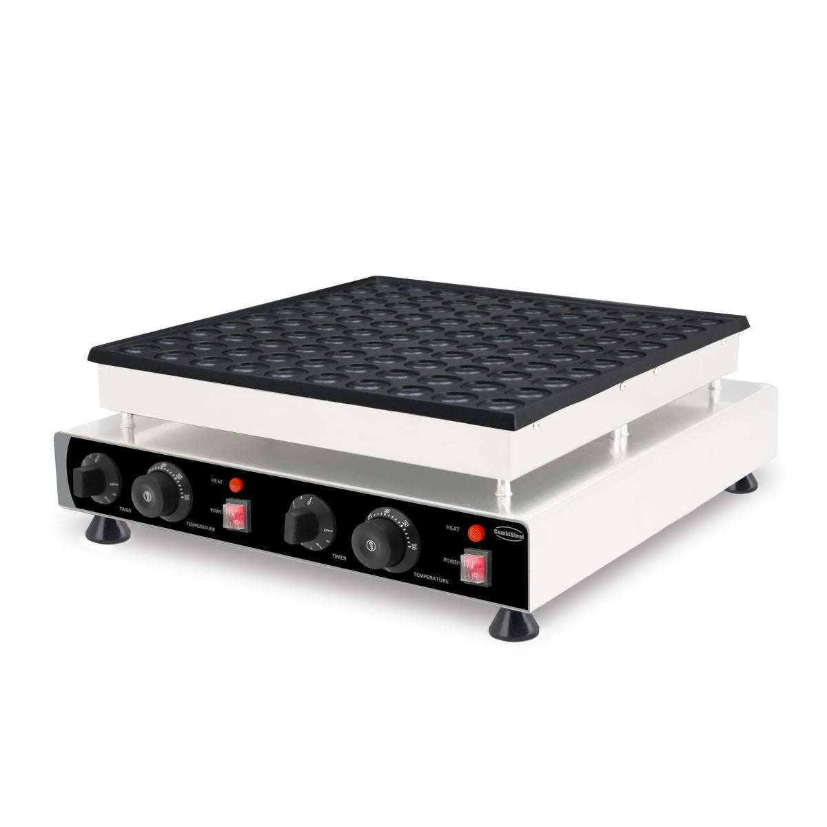 Combisteel Poffertjes-Waffeleisen für 100 Stück Ø 4 cm für Gastronomie