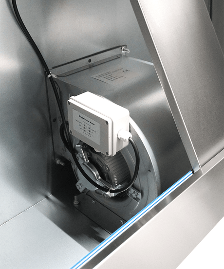 Wandhaube / mit Motor / 1200 × 900 × 450 mm / Combisteel