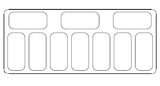 Speiseeisvitrine Curacao 10 x 5 L / Combisteel