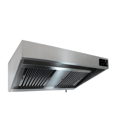 Wandhaube / mit Motor / 1200 × 900 × 450 mm / Combisteel