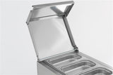 Saladette / 1 Tür / 1x 1/1 GN / 109 L / Combisteel