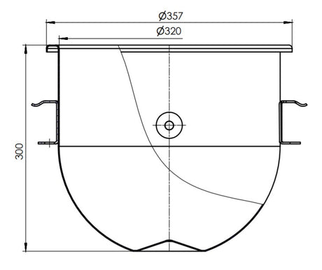 Gelenkhöhle für Planetenmischer 7455.0105 von Combisteel Detailansicht
