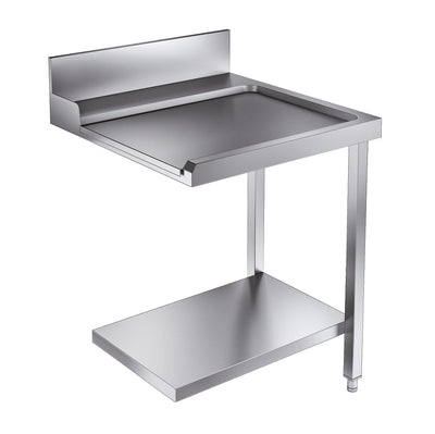 Ablauftisch mit Grundboden / rechts / für 7280.0045-0046 / 700 × 750 × 900 mm / Combisteel