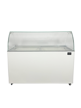 Speiseeisvitrine Java 8 x 5 L / Weiß / Combisteel