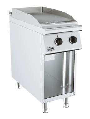 Elektrische Grillplatte BASE 900 / Gerillt / 400 mm / 6 kW / 400 V / Freistehend / Combisteel – elektrische Grillplatte für Gastronomie
