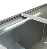 Eistruhe / 396 L / mit Glasschiebedeckel / Lotte / 0/10 | -18/-25 °C / 7086.0035 / Combisteel