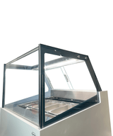 Speiseeisvitrine / Komodo / 6 × 5 L / Weiß / 910 × 880 × 1300 mm / Combisteel