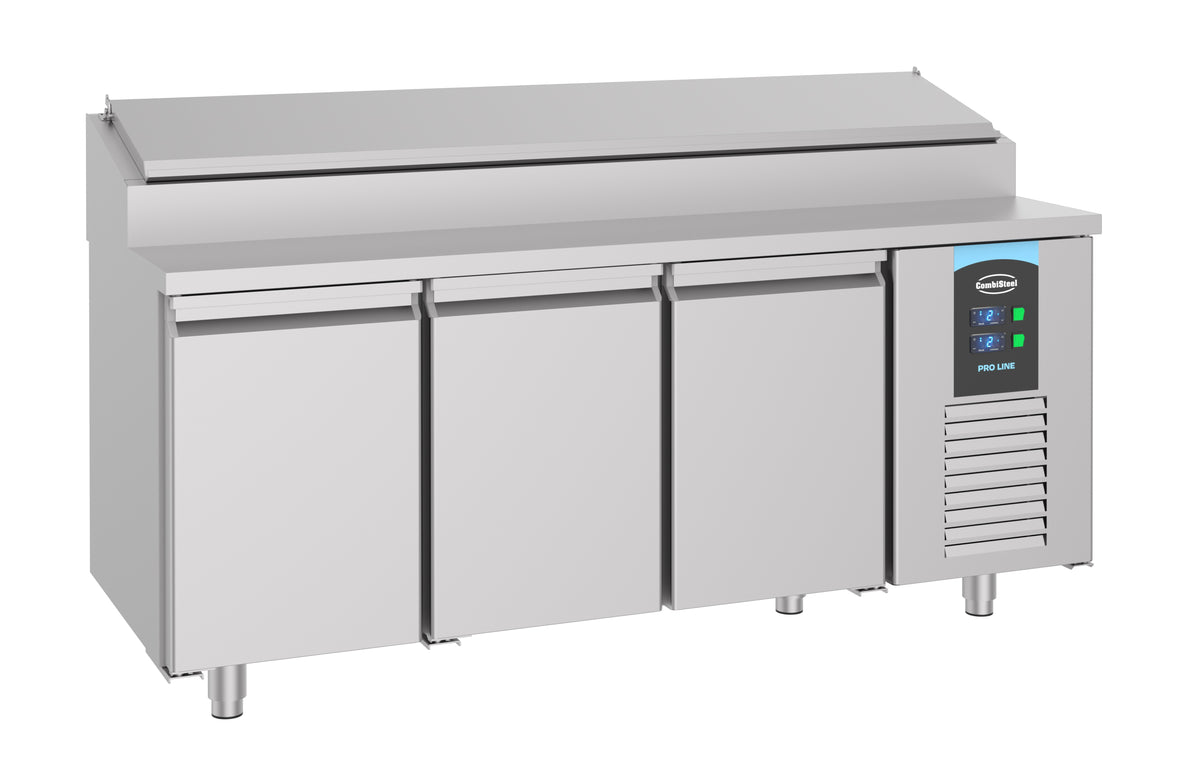 Saladette / 3 Türen / 10x 1/3 GN / Combisteel