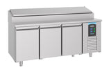 Saladette / 3 Türen / 10x 1/3 GN / Combisteel