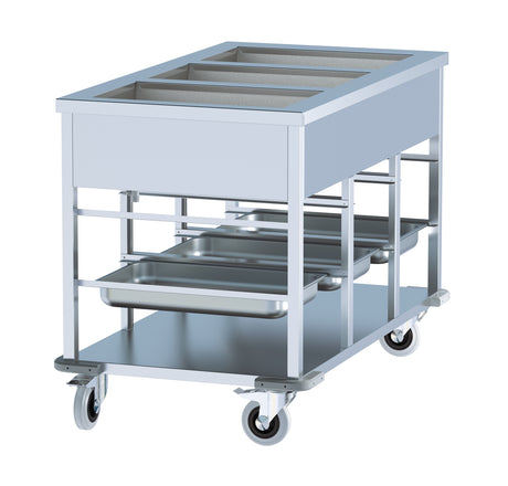 Bain-Marie Wagen 3 × 1/1 GN 3 kW von Combisteel – Produktansicht 5