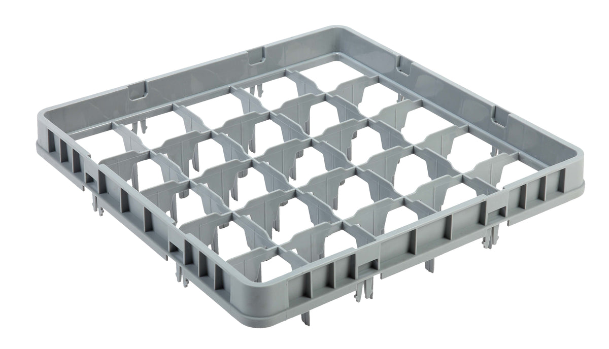 Geschirrkorb-Aufsatz / 500 × 500 × 120 mm / hoch / 25 Fächer / Combisteel