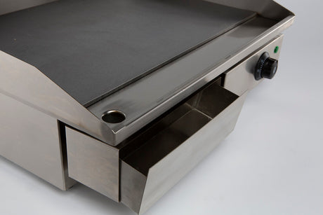 Elektrische Grillplatte / Glatt / 550 mm / 3 kW / 230 V / Combisteel – elektrische Grillplatte für Gastronomie