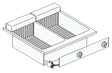 Elektrische Standfritteuse 2 × 10 L 14,5 kW von Combisteel
