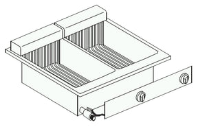 Elektrische Standfritteuse 2 × 10 L 14,5 kW von Combisteel