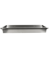 Edelstahl-Handwaschbecken / 1200 mm breit / 2 Armaturplätze / Combisteel