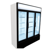 Getränkekühlschrank 3 Glastüren Weiß FCU-1200