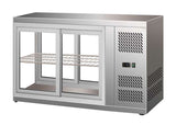 Gebäckvitrine / 150 L / 3 bis +8 °C / Combisteel