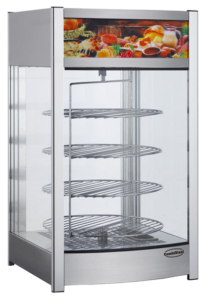 Wärmevitrine / 97 L / 30 bis 90 °C / Combisteel