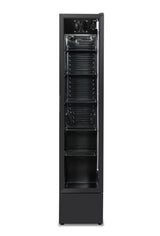 Kühlschrank 1 Glastür schwarz NAP-150