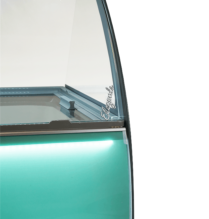 Speiseeisvitrine Curacao 10 x 5 L / Combisteel
