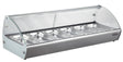 Wärmevitrine 6× 1/3 GN +30 bis +90 °C von Combisteel