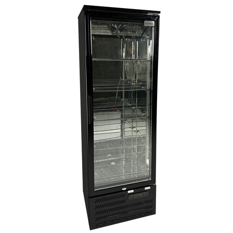 Barkühler MVC-293 mit 1 Tür / Schwarz / Combisteel