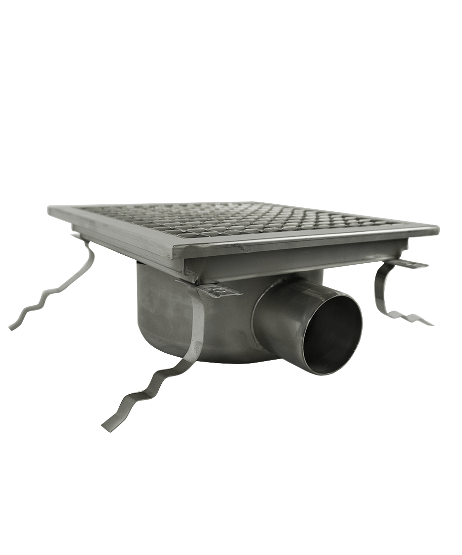 Bodenablauf / 300 × 300 × 131 mm / Combisteel