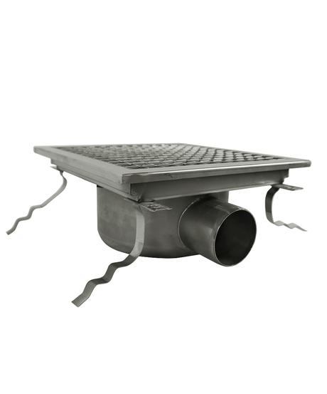Bodenablauf / 300 × 300 × 131 mm / Combisteel