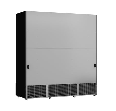 Getränkekühlschrank 3 Glastüren Schwarz JDE-1530R BL